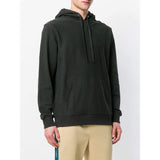 STUSSY Logo Embroidered Hoodie, Black-OZNICO