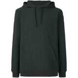 STUSSY Logo Embroidered Hoodie, Black-OZNICO