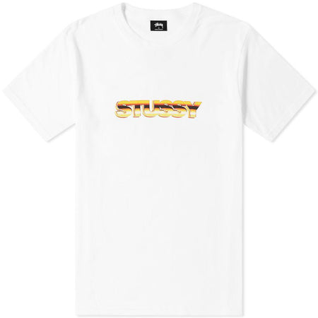 STUSSY Stock S/SL Crew T-Shirt, Yellow