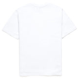 STUSSY Stock S/SL Crew T-Shirt, White-OZNICO