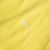 STUSSY Stock S/SL Crew T-Shirt, Yellow-OZNICO