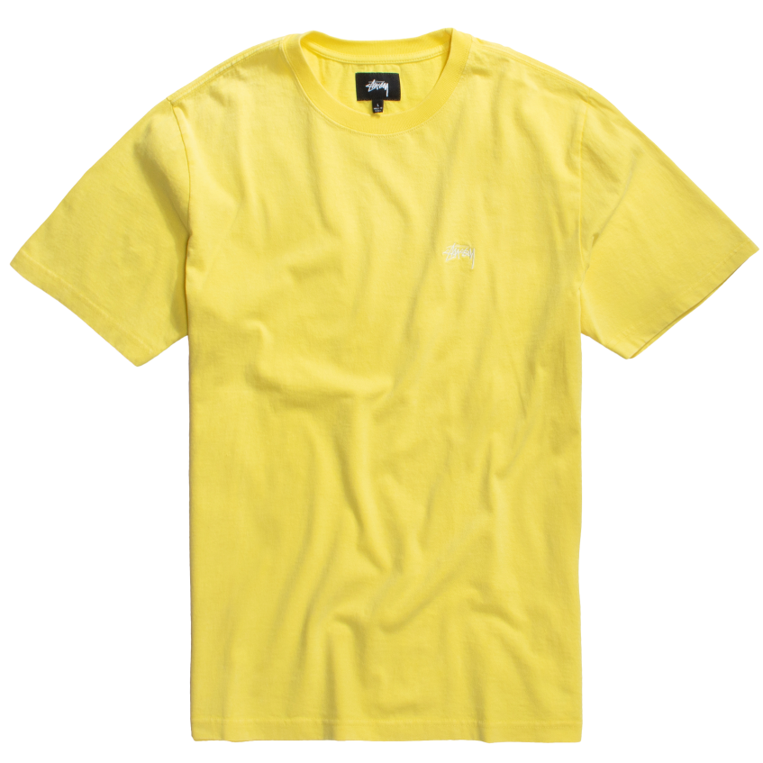 Stussy 2024 yellow tee