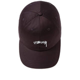 STUSSY Suiting Low Pro Cap, Wine-OZNICO