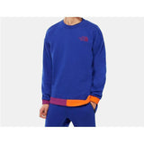 THE NORTH FACE 92 Rage Fleece Crewneck Sweatshirt, Aztec Blue-OZNICO