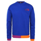 THE NORTH FACE 92 Rage Fleece Crewneck Sweatshirt, Aztec Blue-OZNICO