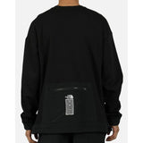 THE NORTH FACE 92 Rage Fleece Crewneck Sweatshirt, Black-OZNICO