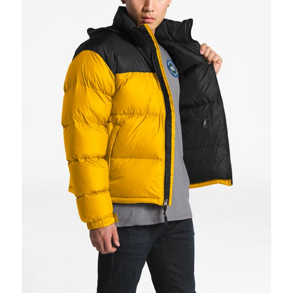 THE NORTH FACE Men's 1996 Retro Nuptse Jacket, Yellow-OZNICO