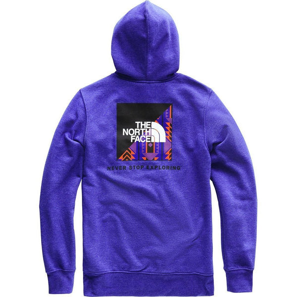 THE NORTH FACE Red Box Pullover Hoodie, Aztec Blue/ Rage Print-OZNICO
