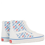 VANS SK8-HI I Heart Vans Print, White-OZNICO