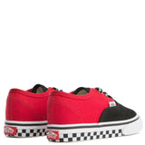 VANS (TD) Authentic Logo Pop, Black/ Red-OZNICO