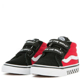 VANS (TD) SK8-Mid Reissue V, Logo Pop/ Black/ Red-OZNICO