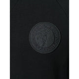 VERSACE COLLECTION Chest Logo Activewear Sweatshirt, Black-OZNICO