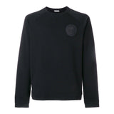 VERSACE COLLECTION Chest Logo Activewear Sweatshirt, Black-OZNICO