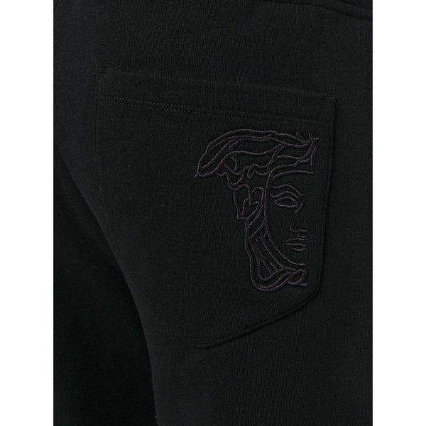 VERSACE COLLECTION Medusa Hooded Sweatsuit, Black-OZNICO