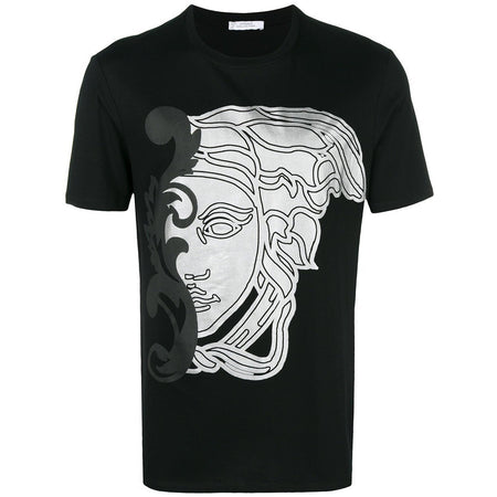 VERSACE COLLECTION Knitted Pullover Sweater, Black