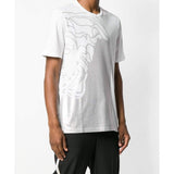 VERSACE COLLECTION Medusa Print T-Shirt, White-OZNICO