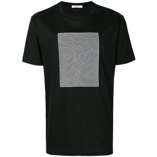 VERSACE COLLECTION Optical Medusa Print T-shirt, Black-OZNICO