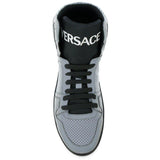 VERSACE Embossed High-top Sneakers-OZNICO