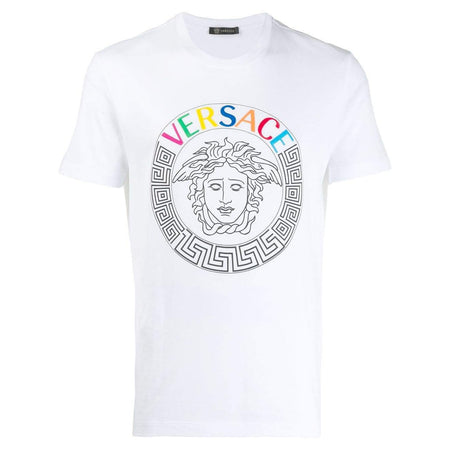 VERSACE MEDUSA LOGO T-SHIRT, Black