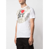 VERSACE I Love NY T-Shirt, Optical White-OZNICO