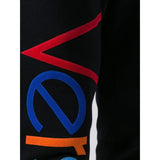 VERSACE Logo-Embroidered Sweatpants, Black-OZNICO