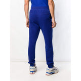 VERSACE Logo-Embroidered Sweatpants, Blue-OZNICO