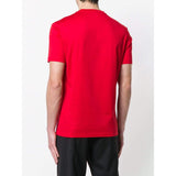 VERSACE Medusa Crystal-Embellished T-Shirt, Red-OZNICO