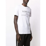 VERSACE Medusa Logo Printed T-Shirt, White-OZNICO