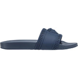 VERSACE Palazzo Medusa Pool Slides, Navy-OZNICO