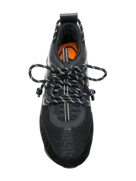 VESACE Chain Reaction Sneakers, Black-OZNICO