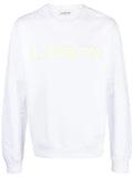 LANVIN LANVIN CURB SWEATSHIRT, WHITE