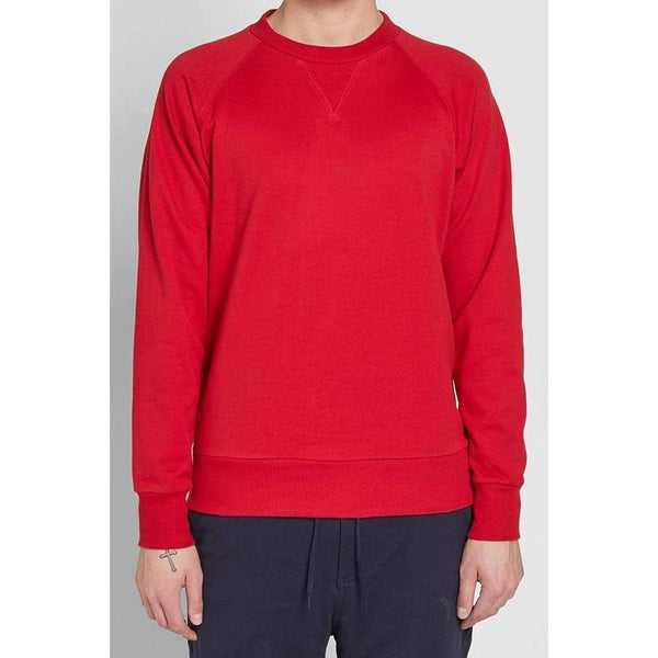 Y-3 Back Logo Crewneck, Chilli Pepper-OZNICO