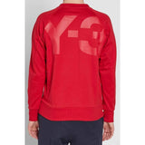 Y-3 Back Logo Crewneck, Chilli Pepper-OZNICO