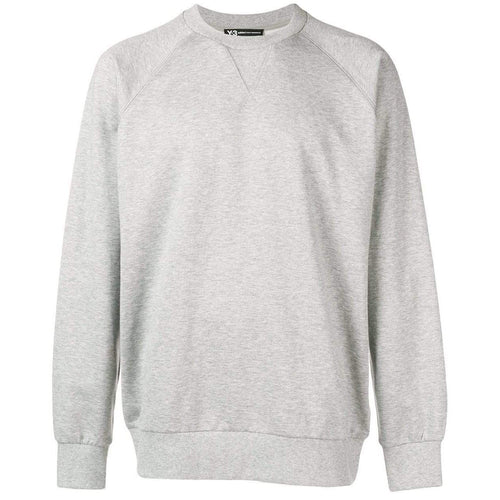 Y-3 Classic Crewneck Sweatshirt, Grey-OZNICO