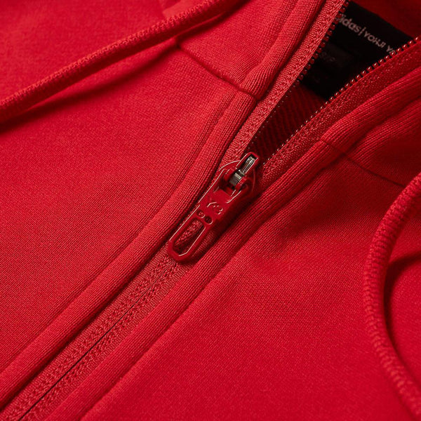 Y-3 Classic Logo Zip Hoodie, Chilli Pepper-OZNICO