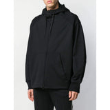 Y-3 Signature Graphic Full-Zip Hoodie, Black-OZNICO